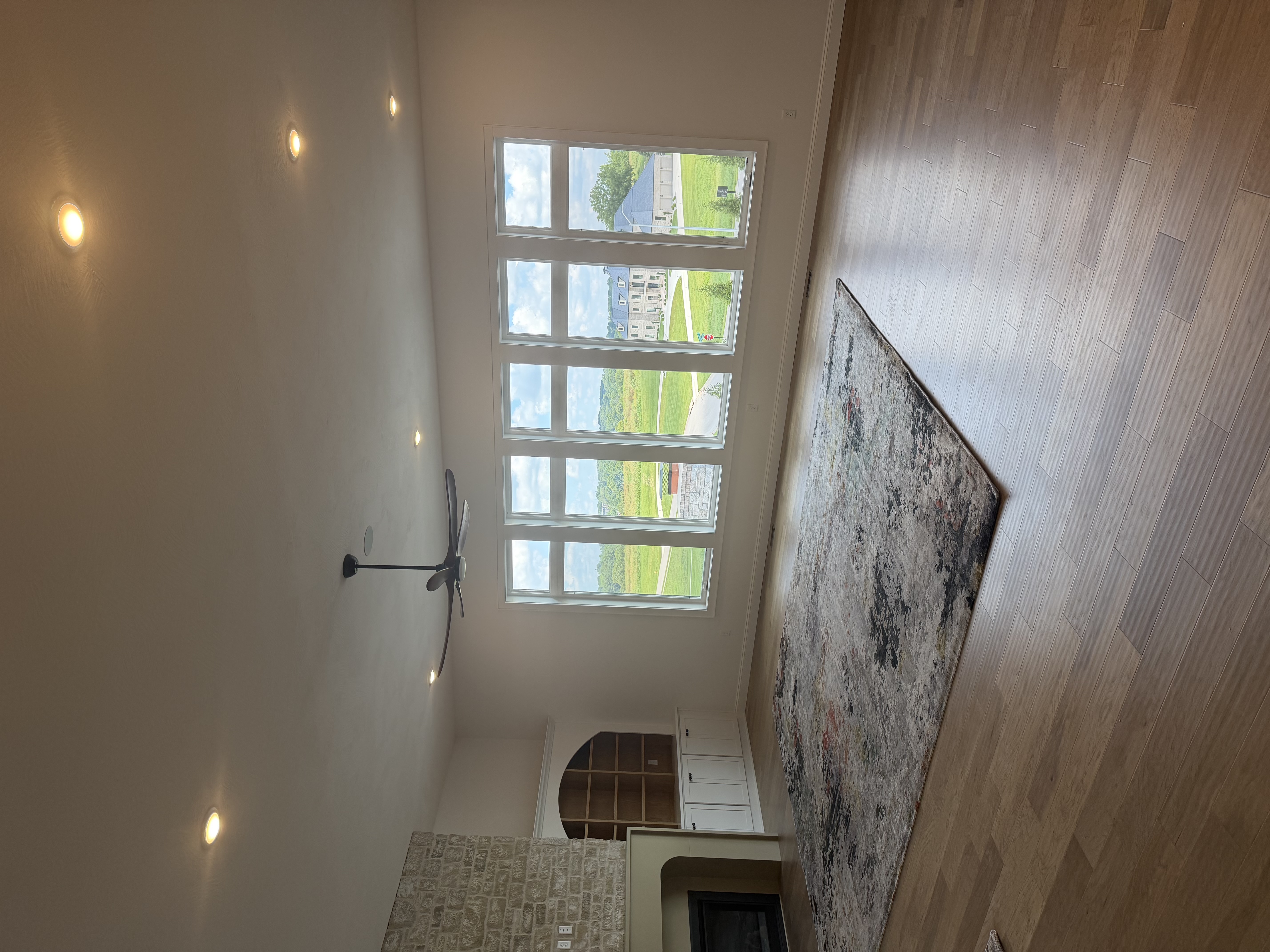 Modern interior under construction ready for post-build cleanup